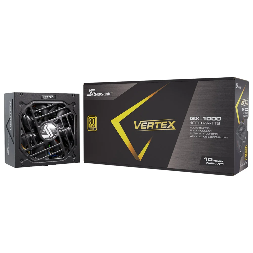 Fonte de Alimentação Seasonic Vertex GX-1000W 80 PLUS Gold