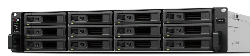 Synology SA SA3410 servidor NAS e de armazenamento Rack (2U) Ethernet LAN Preto, Cinzento D-1541