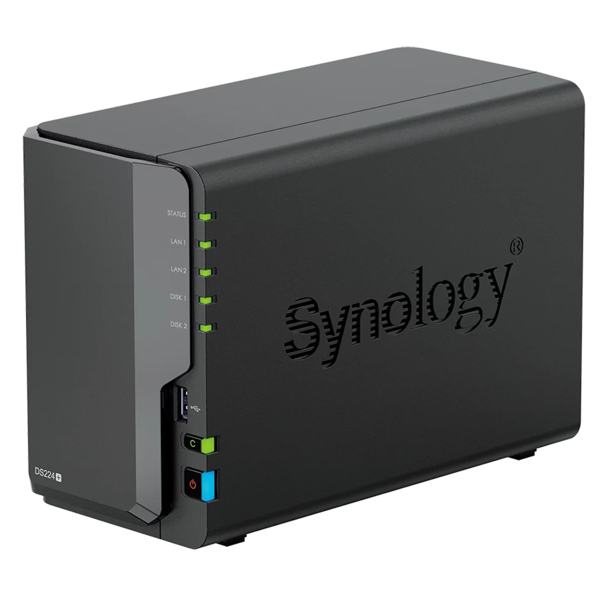 NAS Synology Disk Station DS224+ 2 Baías 2.7GHz 4C 2gb RAM