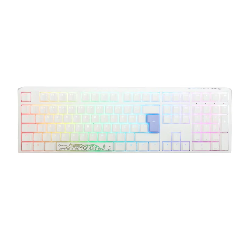 Teclado Ducky ONE 3 Classic Full-Size Pure White,MX-Red, RGB