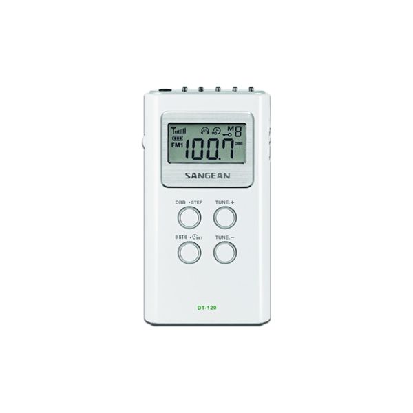 Sangean Rádio de Bolso DT-120 White
