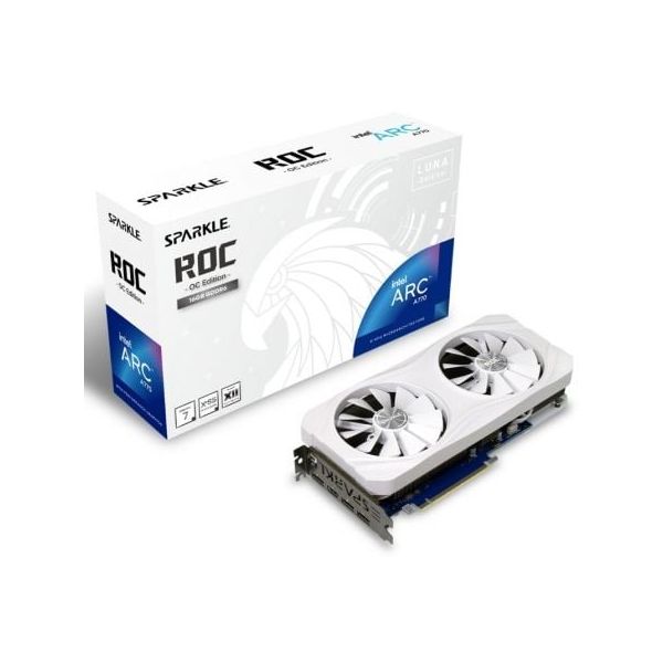 Sparkle ROC OC Edition Intel Arc A770 16GB GDDR6 Branca
