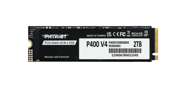 SSD Patriot 2TB P400 V4 M.2 PCIe 4.0 NVMe 2.0
