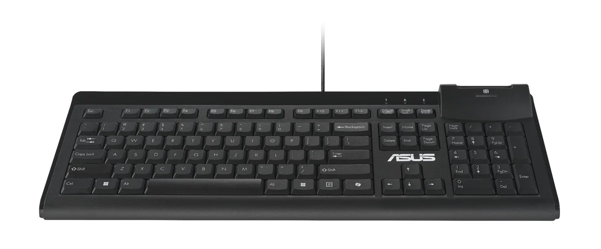 Teclado KU100 c/ Leitor SmartCard Preto