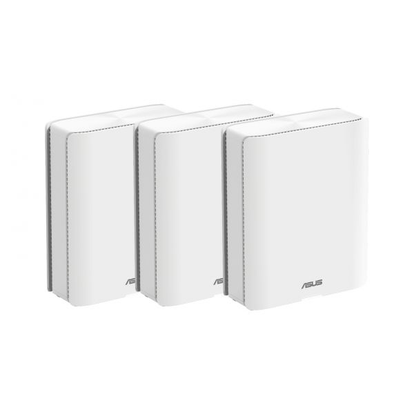 Asus Router ZenWiFi BQ16 BE25000 WiFi 7 AiMesh (3-pack) Branco - 90IG08K0-MO3N4V