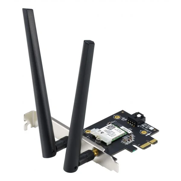 ASUS PCE-AX1800 Adaptador PCIe Sem Fios AX1800 WiFi 6 Bluetooth 5.2 Dual Band