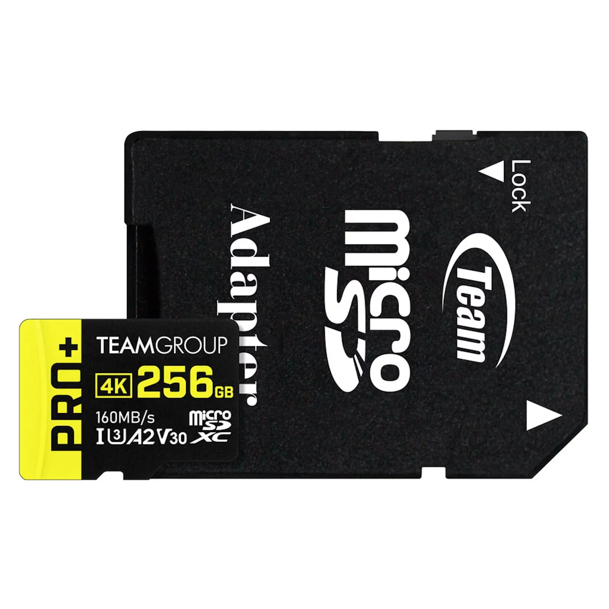 Cartão Team Group PRO+ MicroSDXC A2 UHS-I U3 V30 256GB