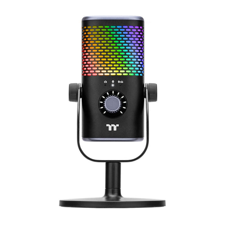 Thermaltake Microfone GS50 GSG-GSF-MCMTBK-01 Gaming Streaming RGB USB Preto