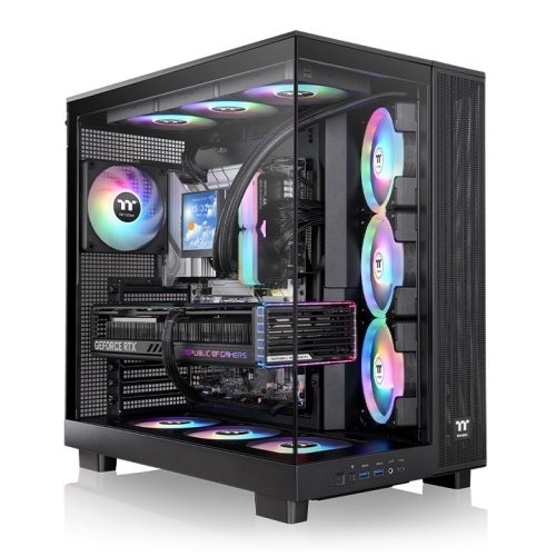 Thermaltake View 380 XL TG ARGB Midi Tower ATX Vidro Temperado Preto