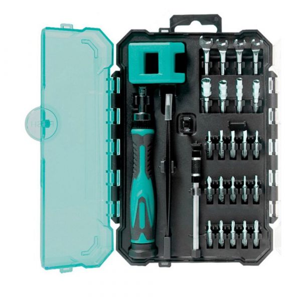 Pro'skit Conjunto Chave de Precisão com 23 Bits e Acessórios - SD-9827M