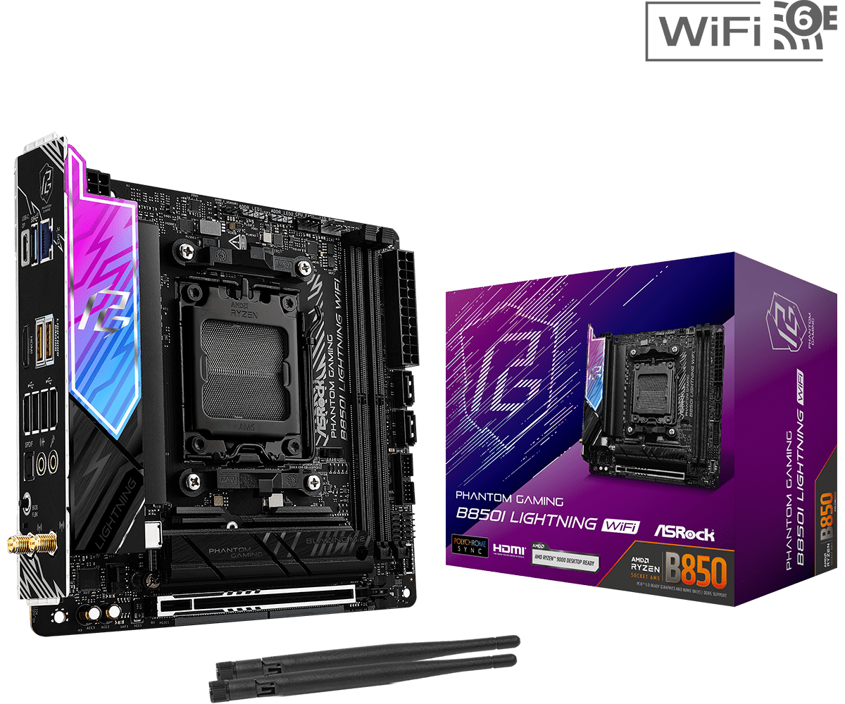 Motherboard AsRock B850I Lightning WiFi AM5