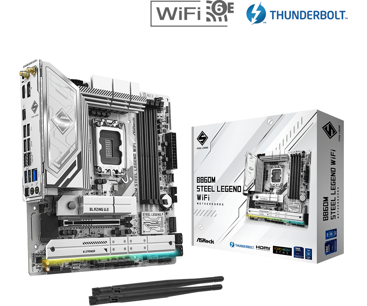 Motherboard AsRock B860M Steel Legend WiFi LGA1851