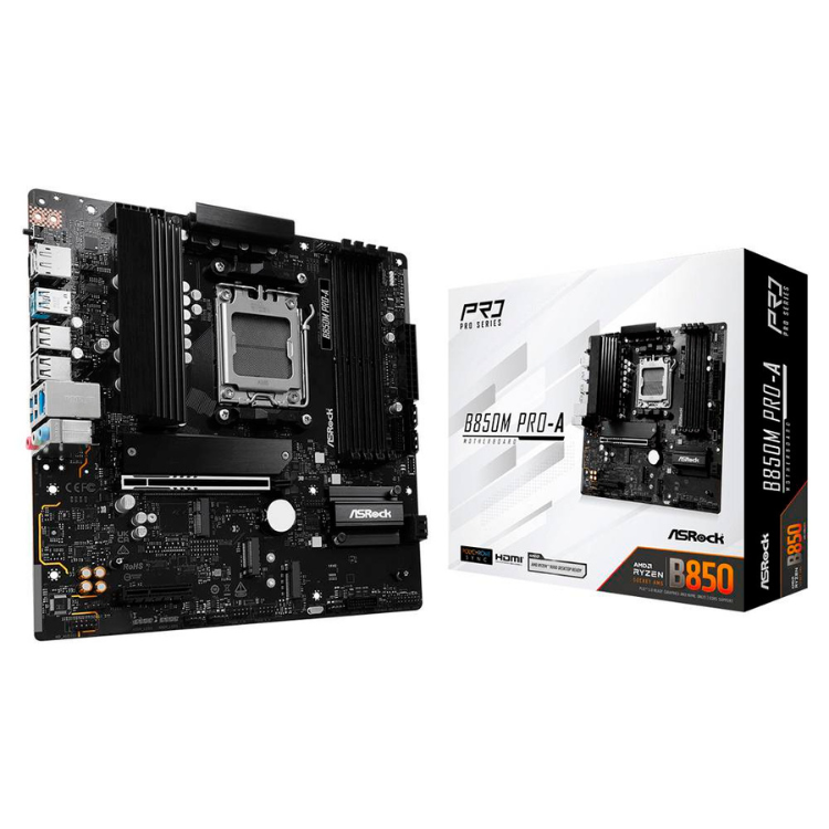 Asrock B850M Pro-A AMD B850 Ranhura AM5 micro ATX