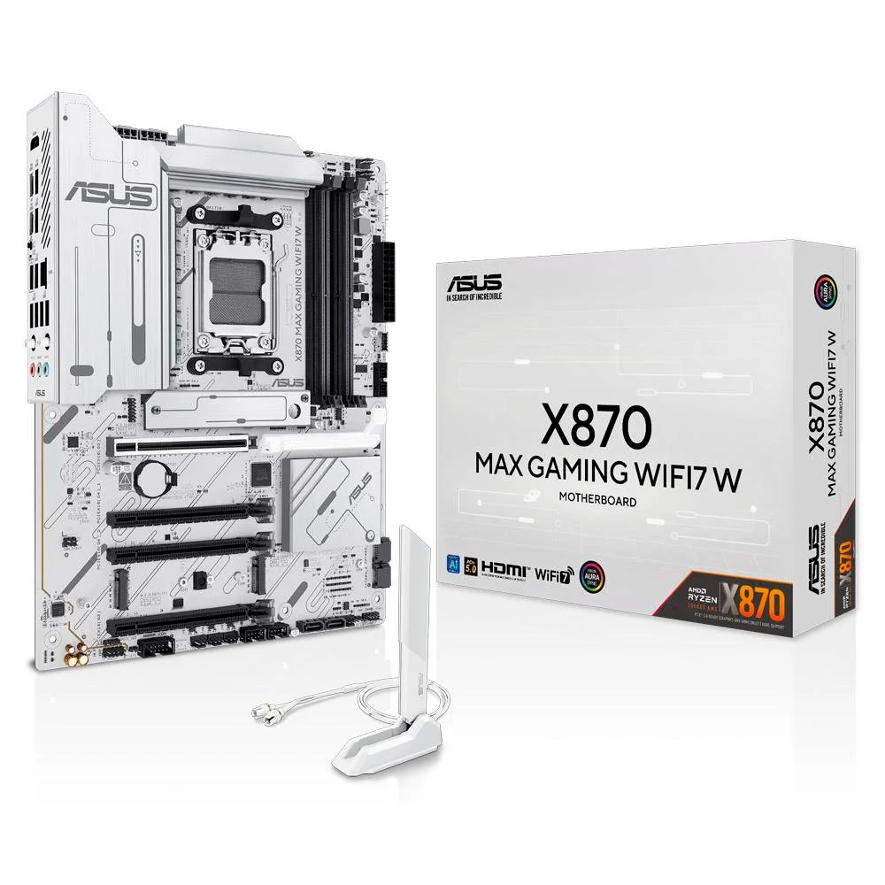 Motherboard ATX Asus X870 Max Gaming WiFi7 White AM5