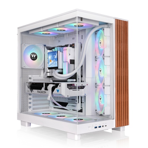 Thermaltake View 380 XL WS ARGB Snow Vidro Temperado White