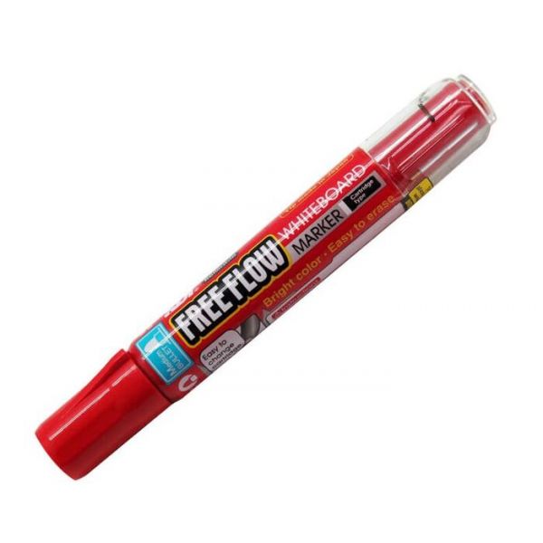 SDI Marcador de Quadro Branco Recarregável Vermelho 1 Un.
