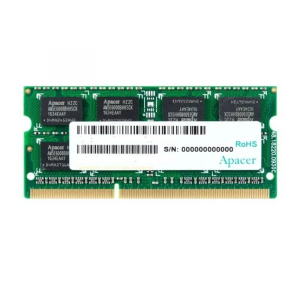 Memória RAM Apacer So-dimm 4GB DDR3-1600 | 4GB | Timin - AS04GFA60CATBGC