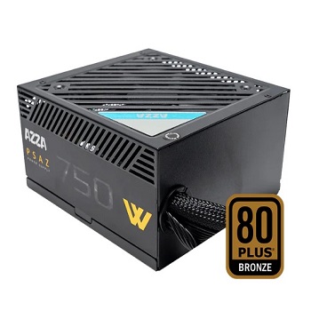 AZZA FONTE ALIMENTACAO BRONZE PSAZ-750W 750W 62A/12V SR UVP OVP OPP OCP SCP
