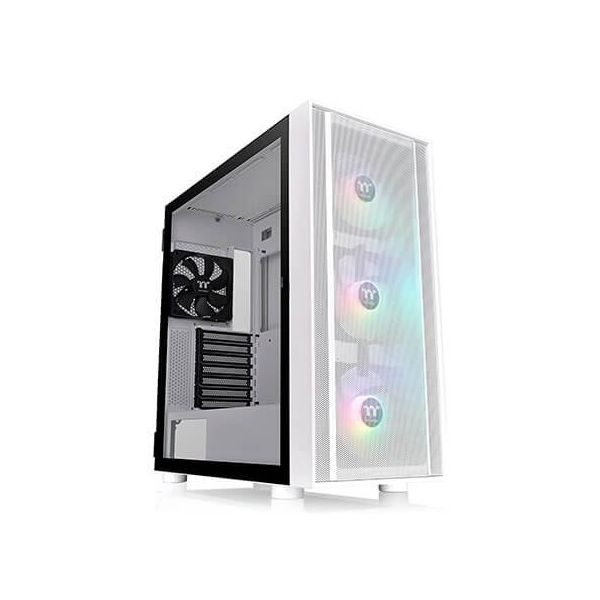 Thermaltake Caixa Pc Gaming H570 Tg Branco Atx 2 X usb 3.2 3 X 120mm a - CA-1T9-00M6WN-01