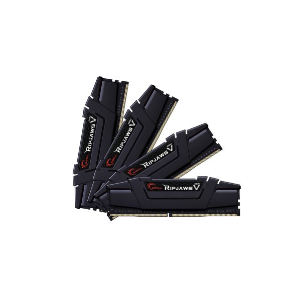 Memória RAM G.Skill DDR4 32GB Pc 4000 CL18 Kit (4x8GB) 32GVK Ripjaws - F4-4000C18Q-32GVK
