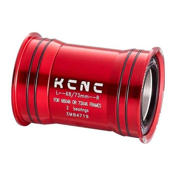 KCNC Caixa de pedalier Press Fit Pf30 For Sram Axle Red 30 mm