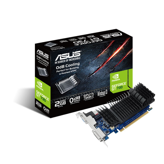 PLACA GRÁFICA ASUS GEFORCE GT 730 LP | 2 GB | GDDR5