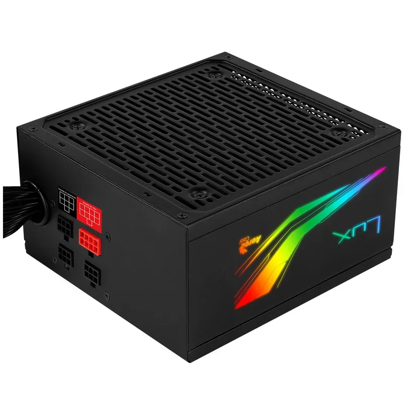 Fonte de Alimentação Aerocool LUX 550M RGB 550W 80+ Bronze Semi-Modular