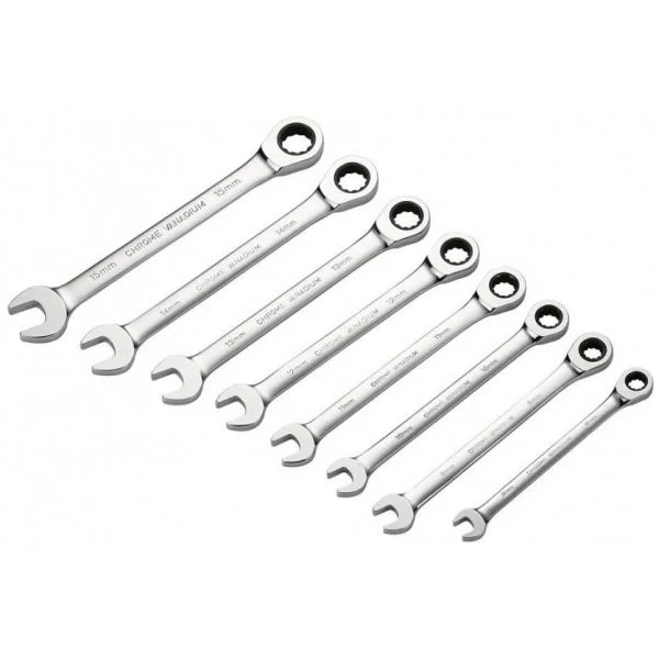 IceToolz Jogo Cuchillos e Llaves Trinquete, Inox e Poliéster, Negro, 9 Peças Tv 448933