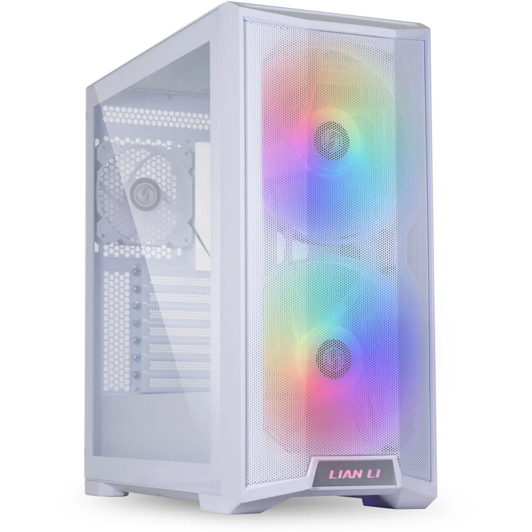 Caixa ATX Lian Li Lancool 215 ARGB Branca Vidro Temperado