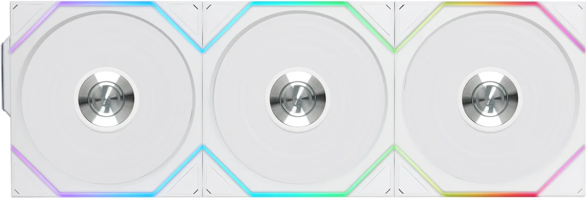 Ventoinha Lian Li UNI FAN TL120 Wireless RGB PWM Branco 120mm (Pack 3)