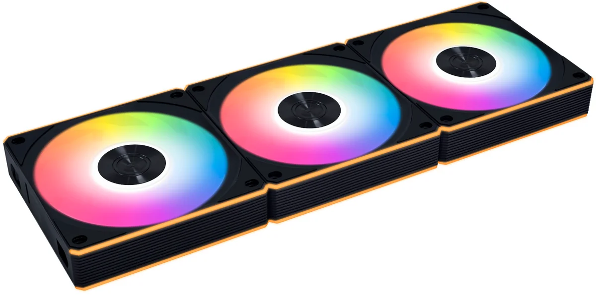 Ventoinha Lian Li UNI FAN CL120 Wireless RGB PWM Preto 120mm (Pack 3)