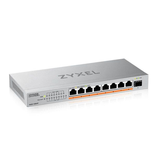 Zyxel Switch XMG-108 8 Port 10/2.5G Poe++ - XMG-108HP-EU0101F