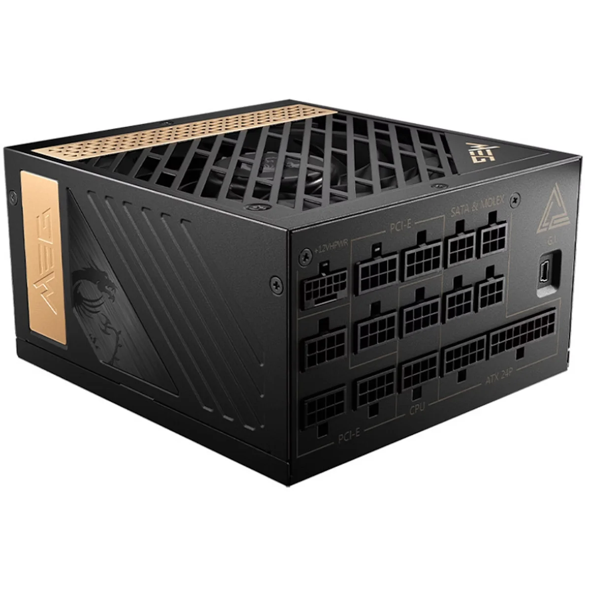 Fonte Modular MSI MEG A1300P 1300W 80+ Platinum PCIE5.0