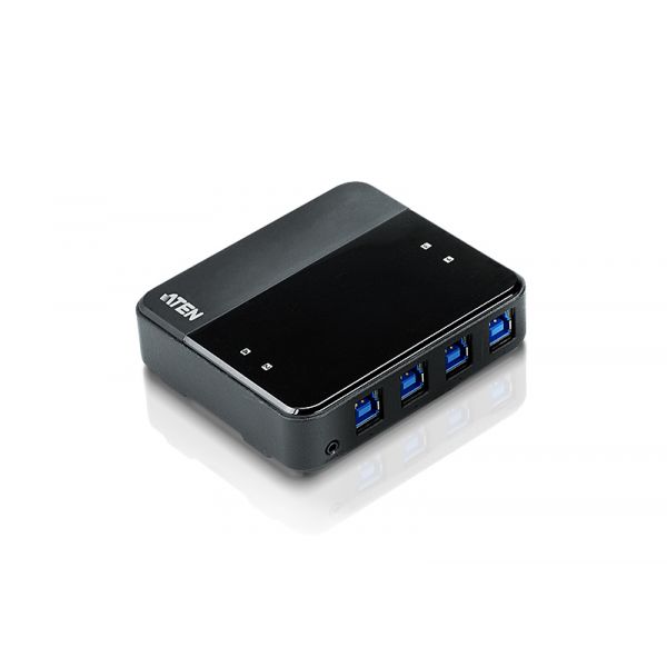 Aten Switch USB 3.2 Gen1 4x4 Portas US434-AT Black