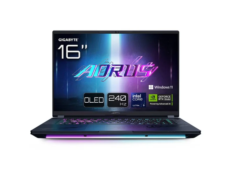 Computador Portátil GIGABYTE AORUS MASTER 16 BZHC6PTE64SP | Intel Core Ultra 9 275HX | GeForce RTX 5090 | 32 GB | SSD 1TB | W11 Pro