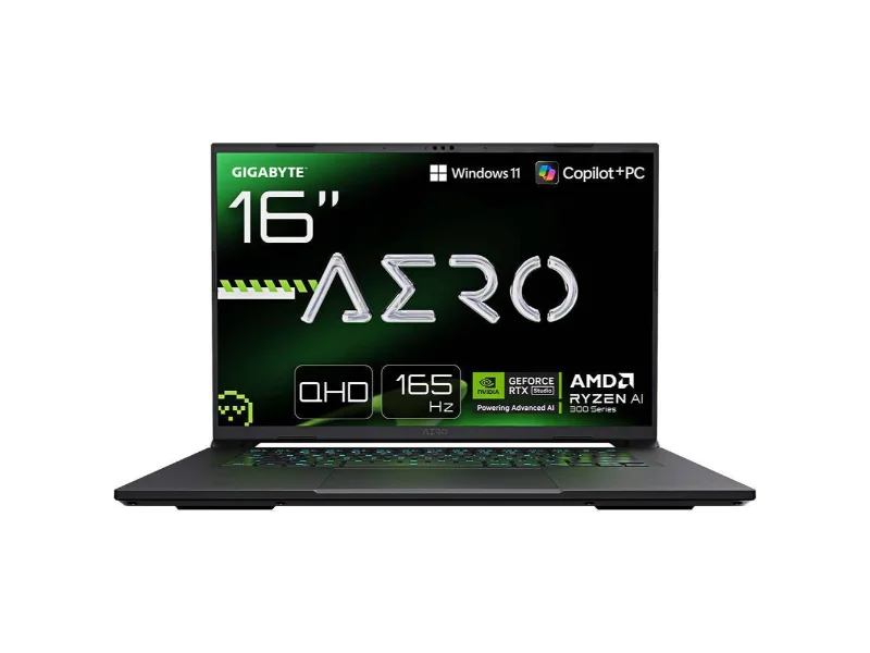 Portátil Gigabyte AERO X16 2WHA3PTC65AH 16″ QHD+165Hz Ryzen AI 7 350 RTX 5070 32GB DDR5 1TB W11H