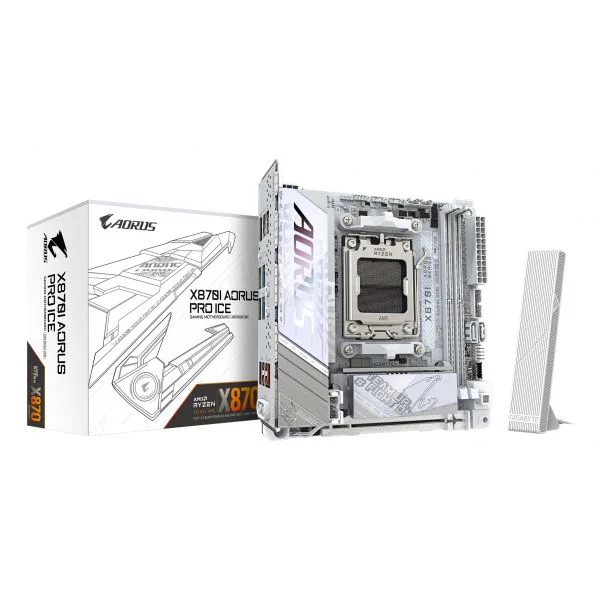 Motherboard Gigabyte X870I AORUS PRO ICE AM5 Azul