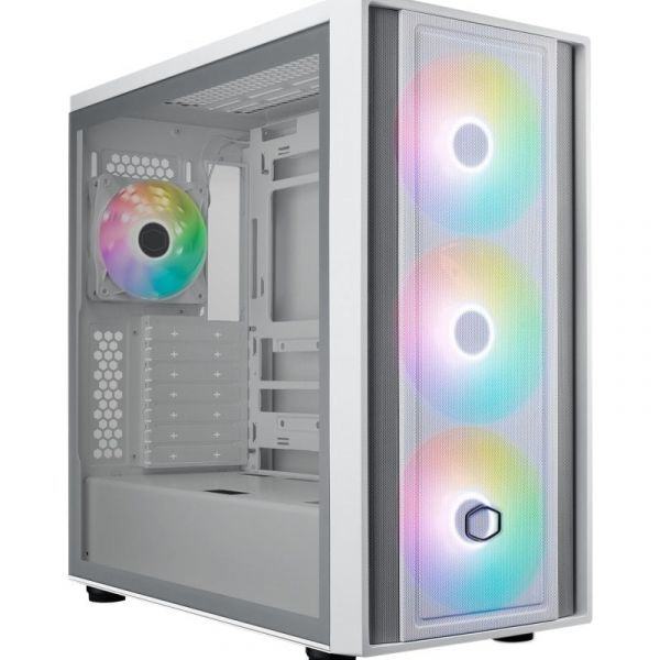 Cooler Master MasterBox 600 RGB Full Tower Vidro Temperado USB-C Branca