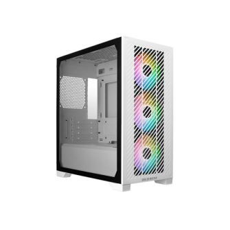 Caixa Cooler Master Elite 301 Micro ATX Branco c/ Vidro Temperado