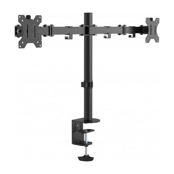 Vision Suporte Duplo Para Monitores, Secretária Black - Vfm-dpd2b