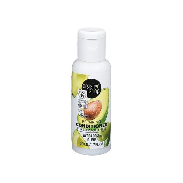 Organic Shop Condicionador Reparador Cabelos Danificados 50ml