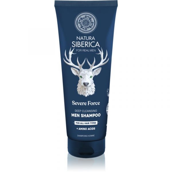 Natura Siberica Arctic Wild Severe Force Men Wild Arctic Champô Limpeza Profunda 200ml