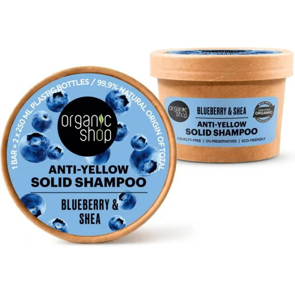 Organic Shop Shampoo Sólido Anti-Amarelo 60g