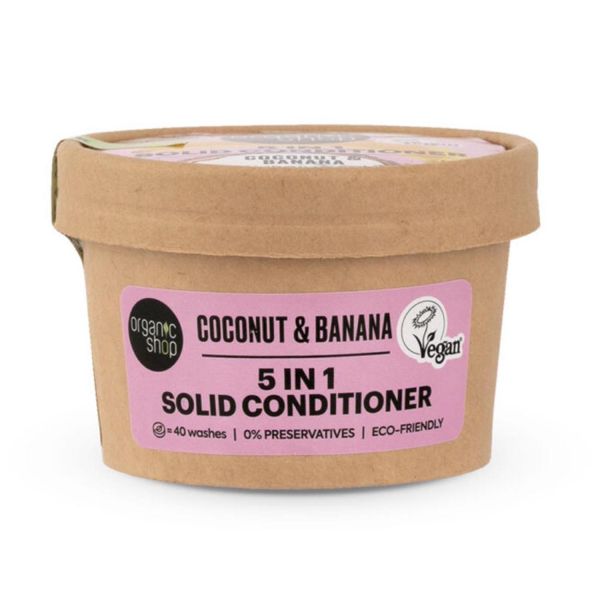 Organic Shop Coconut and Banana Condicionador Sólido 60g