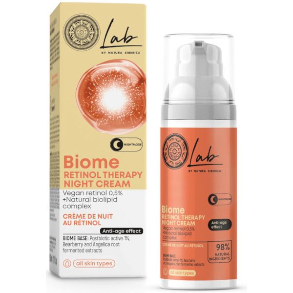 Natura Siberica Lab Biome Retinol Therapy Creme Facial Noturno 50ml
