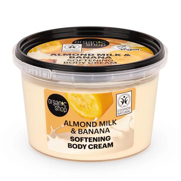 Organic Shop Almond Milk & Banana Suavizante Creme Corporal 250ml
