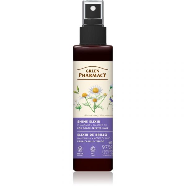 Green Pharmacy Elixir Camomila & Óleo de Linhaça Sérum Cabelo Pintado 150ml