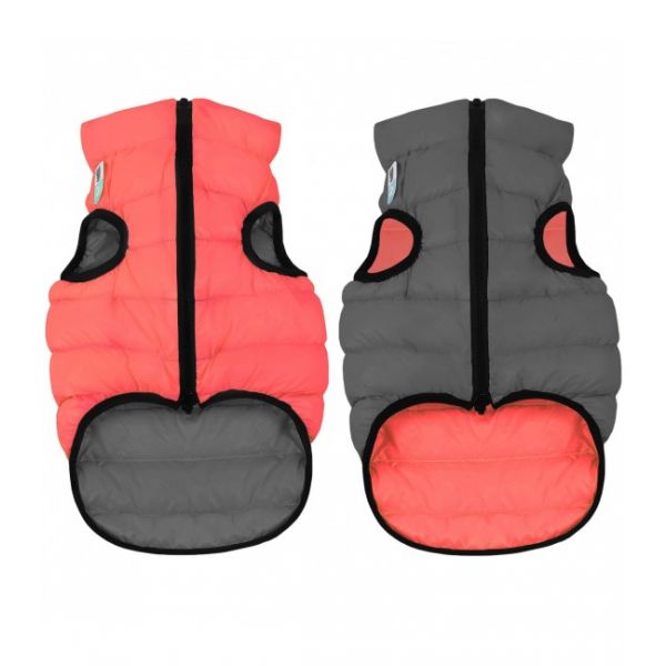 Collar Colete AiryVest Salmão/Cinza Reversível XS 22
