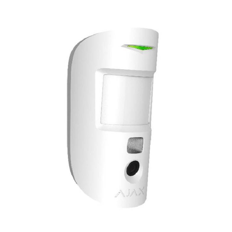 Ajax pir detector with white alarm wire chamber - ajax motiononc
