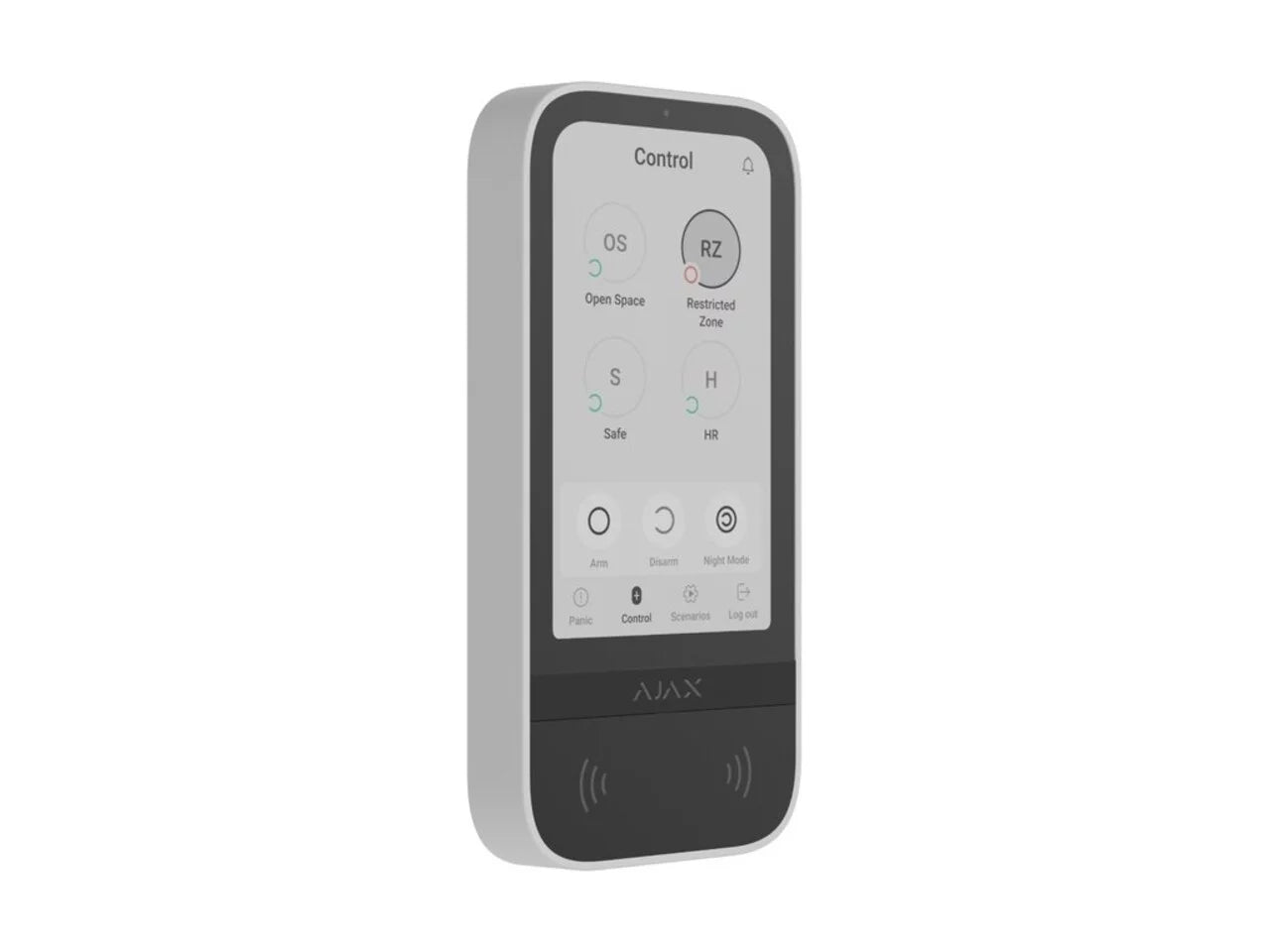 Ajax Keypad Touchscreen Branco - Ajax KEYPADTOUCHSCREEN